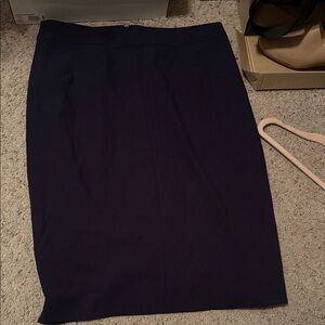 Elegant Navy Pencil Skirt